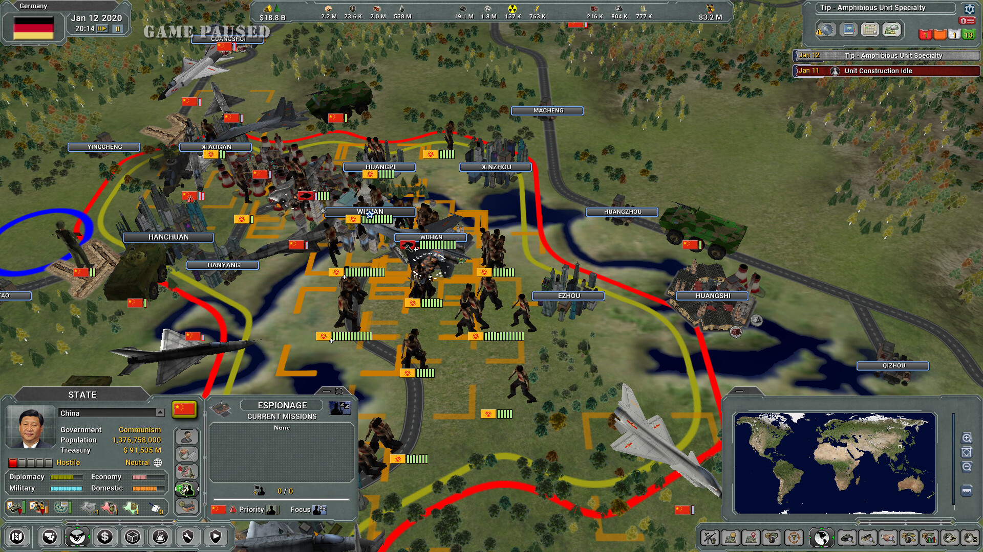 Supreme Ruler Global Outbreak screenshot 1