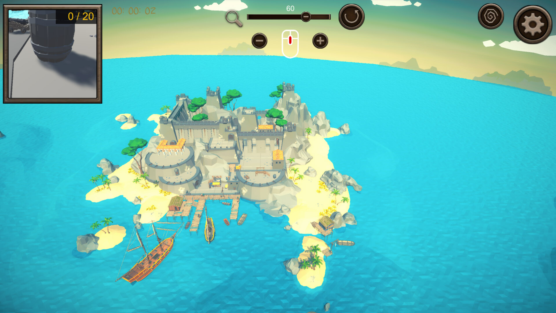Hidden Pirates Top-Down 3D screenshot 4