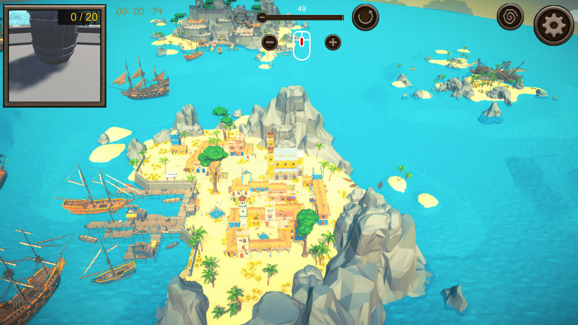 Hidden Pirates Top-Down 3D screenshot 5