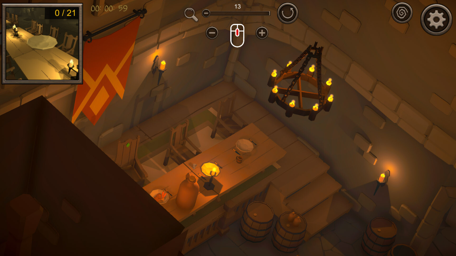Hidden Castle Top-Down 3D screenshot 1