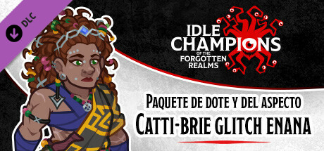 Paquete de dote y del aspecto Catti-brie glitch enana