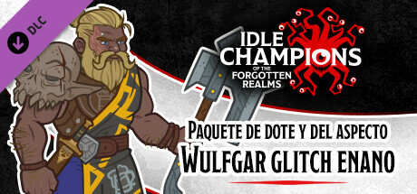 Paquete de dote y del aspecto Wulfgar glitch enano