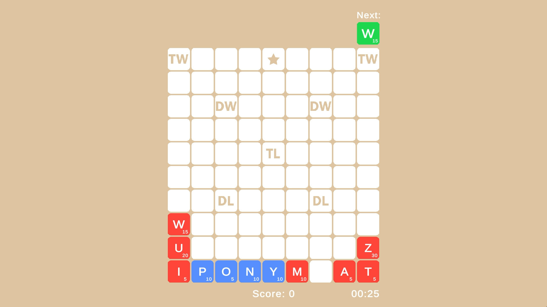 Down Word screenshot 1