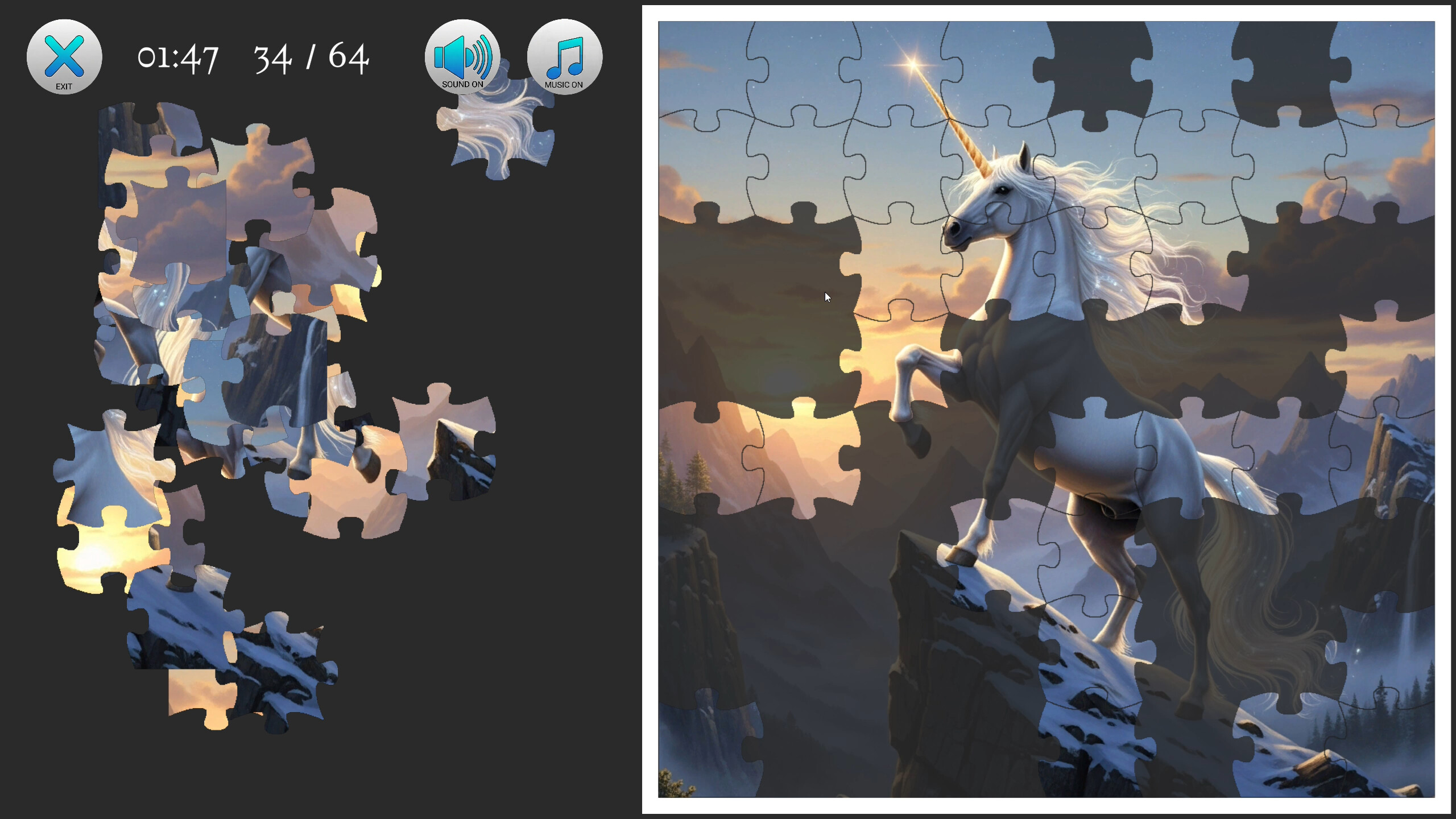 Fantasy Creature Jigsaws screenshot 1