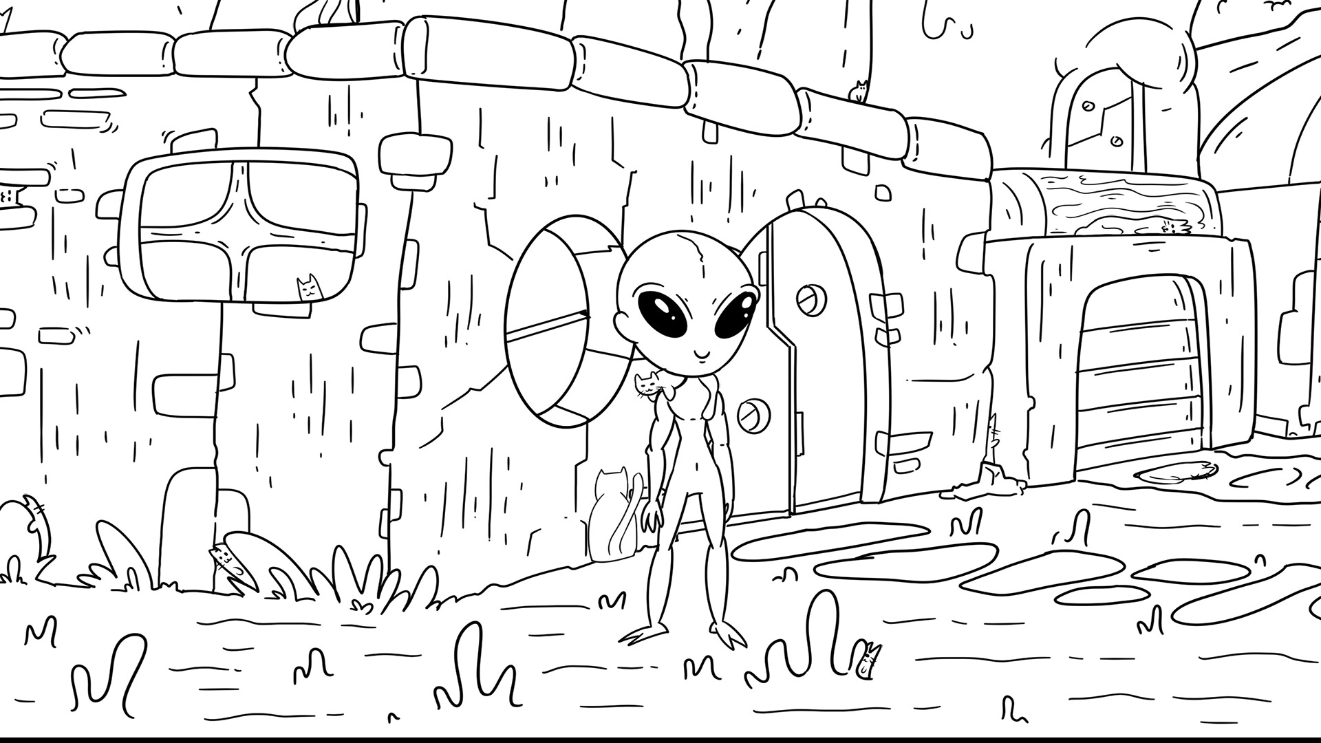 Hidden Cosmo Cats - Artbook screenshot 4