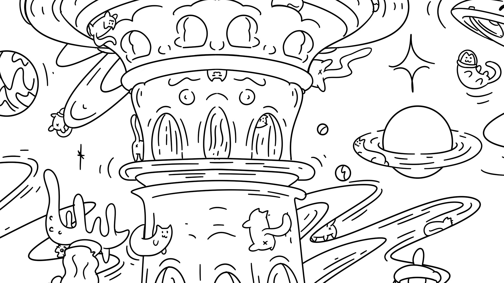 Hidden Cosmo Cats - Bonus Level screenshot 4