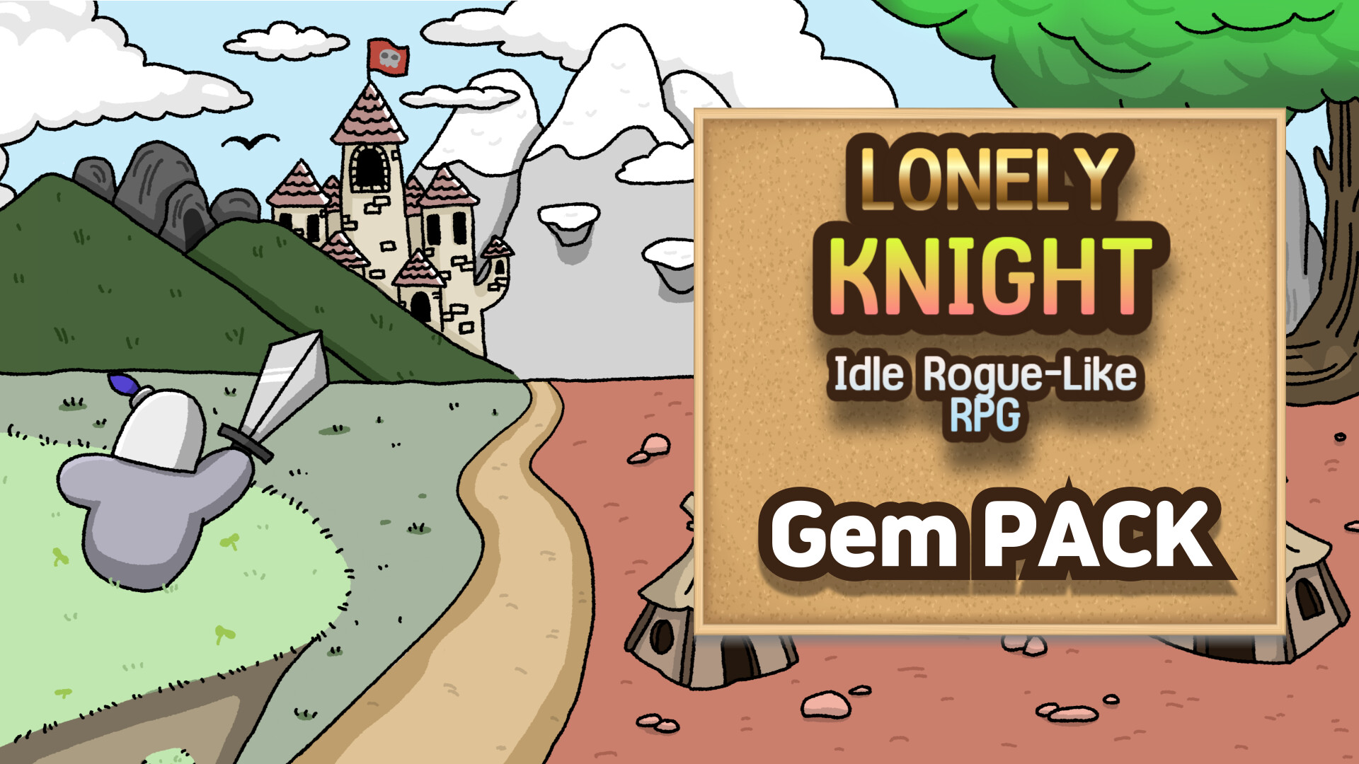 Lonely Knight - Gem Pack screenshot 1