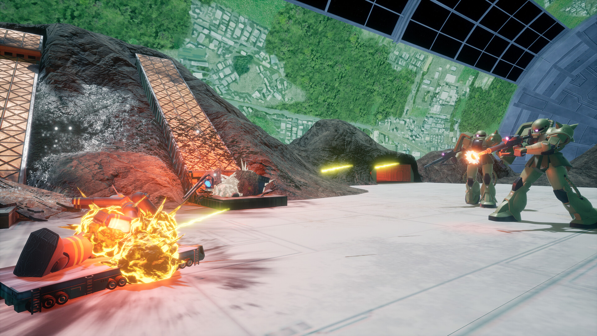 GUNDAM BREAKER 4 - Diorama Pack 1 - Colony Set screenshot 1
