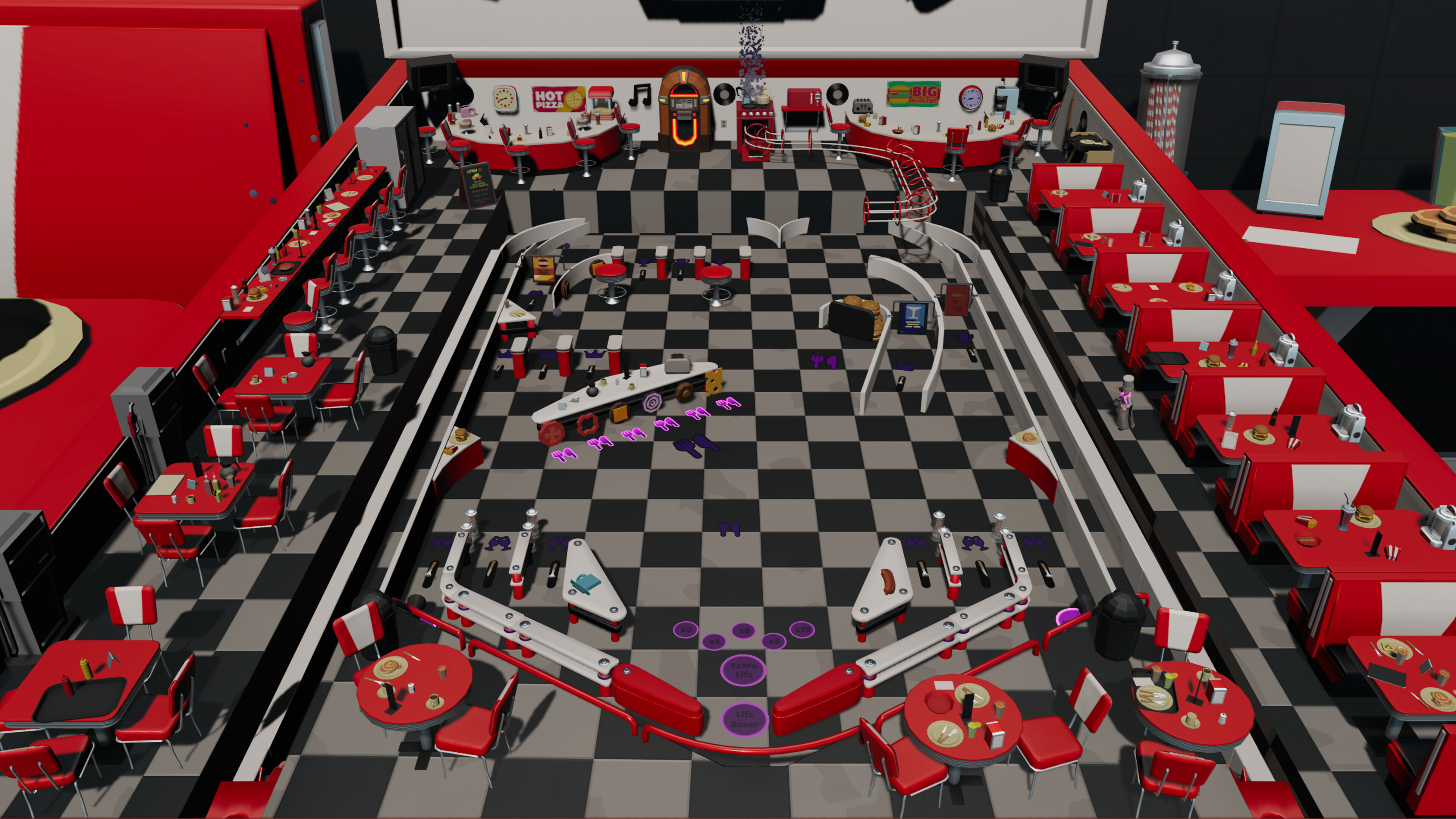 Roxy Raccoon's Pinball Panic - Delightful Diner screenshot 12