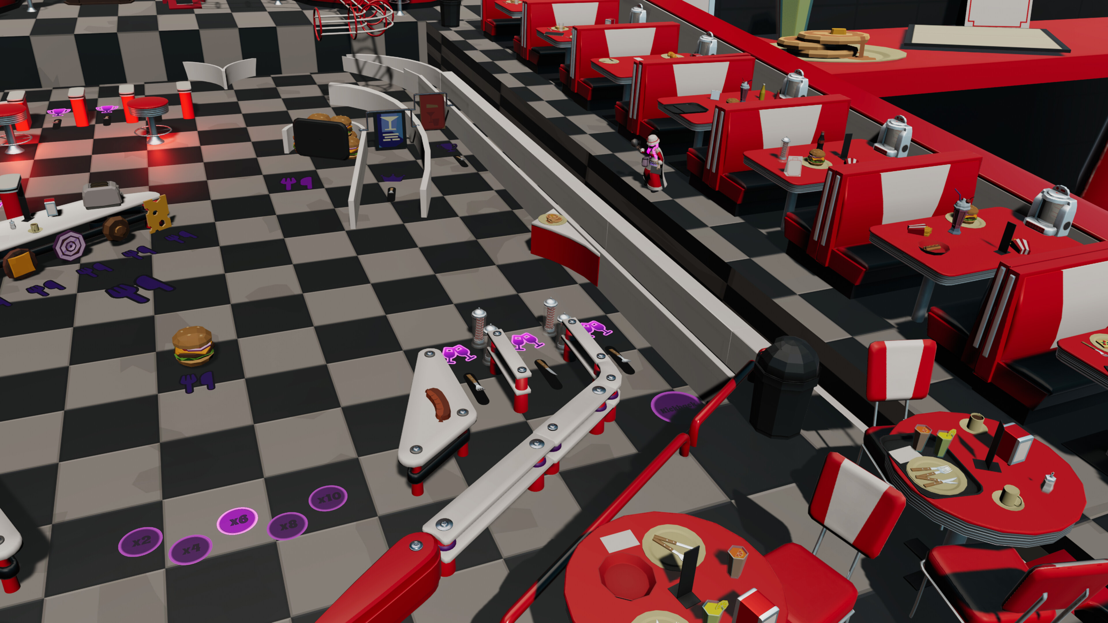Roxy Raccoon's Pinball Panic - Delightful Diner screenshot 13