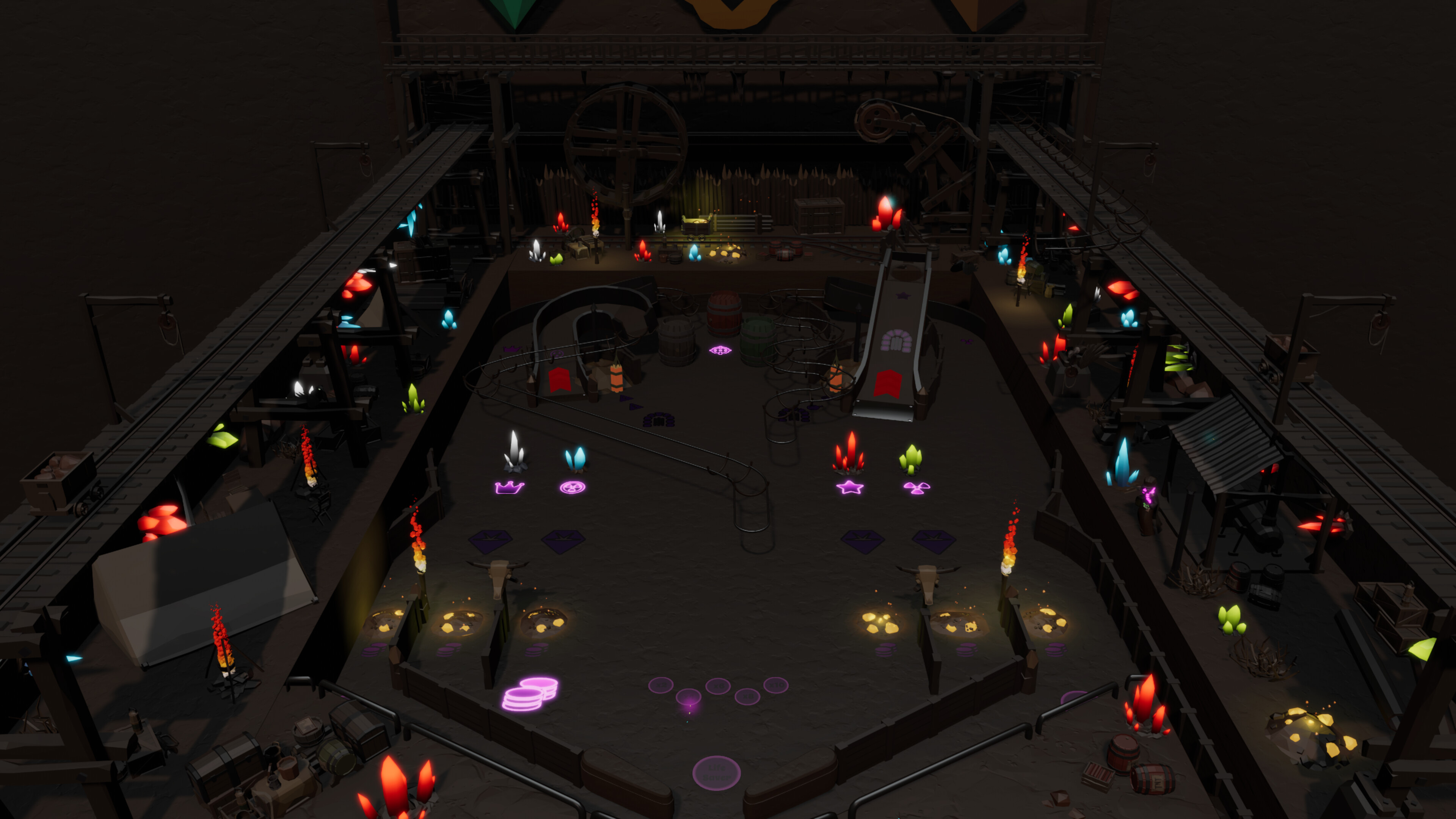 Roxy Raccoon's Pinball Panic - Manic Miners screenshot 1