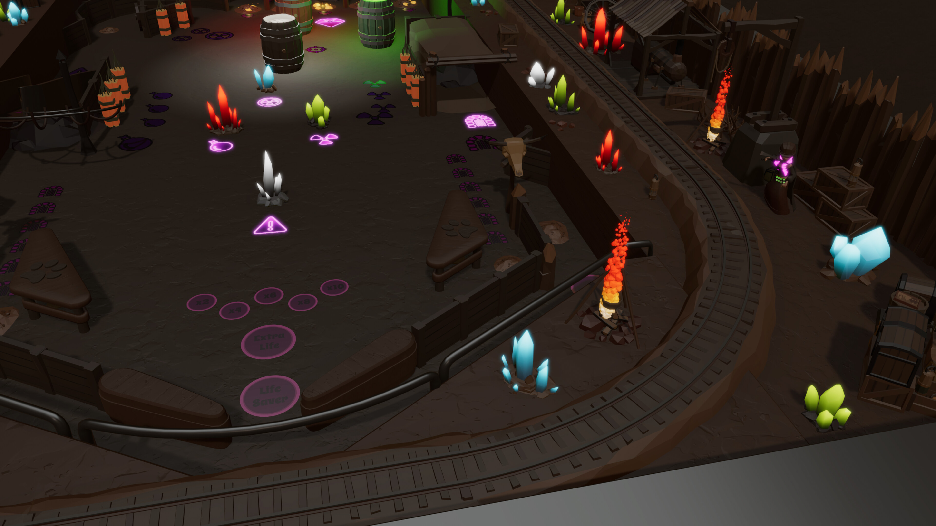 Roxy Raccoon's Pinball Panic - Manic Miners screenshot 13