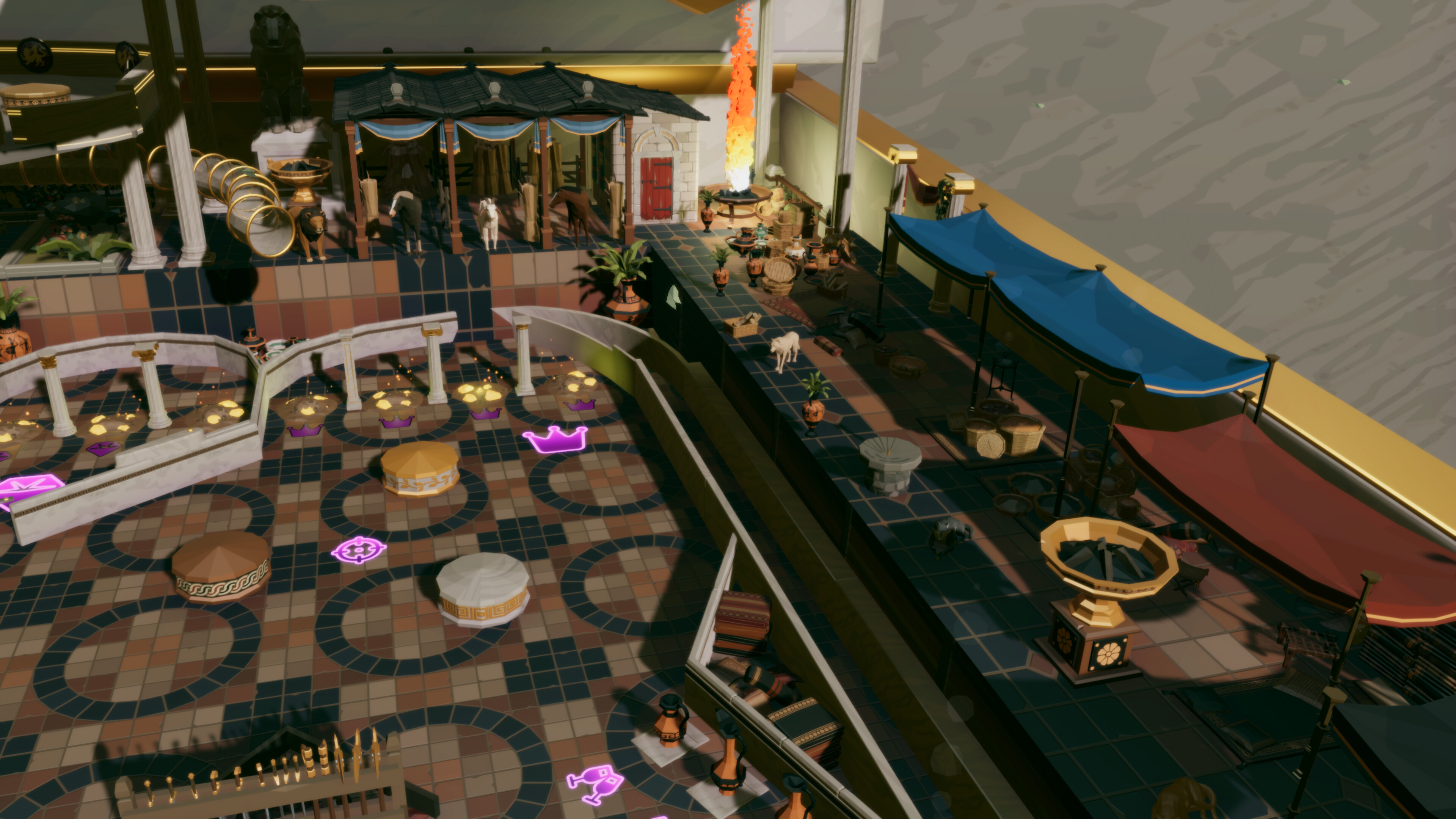 Roxy Raccoon's Pinball Panic - Roman Renaissance screenshot 3