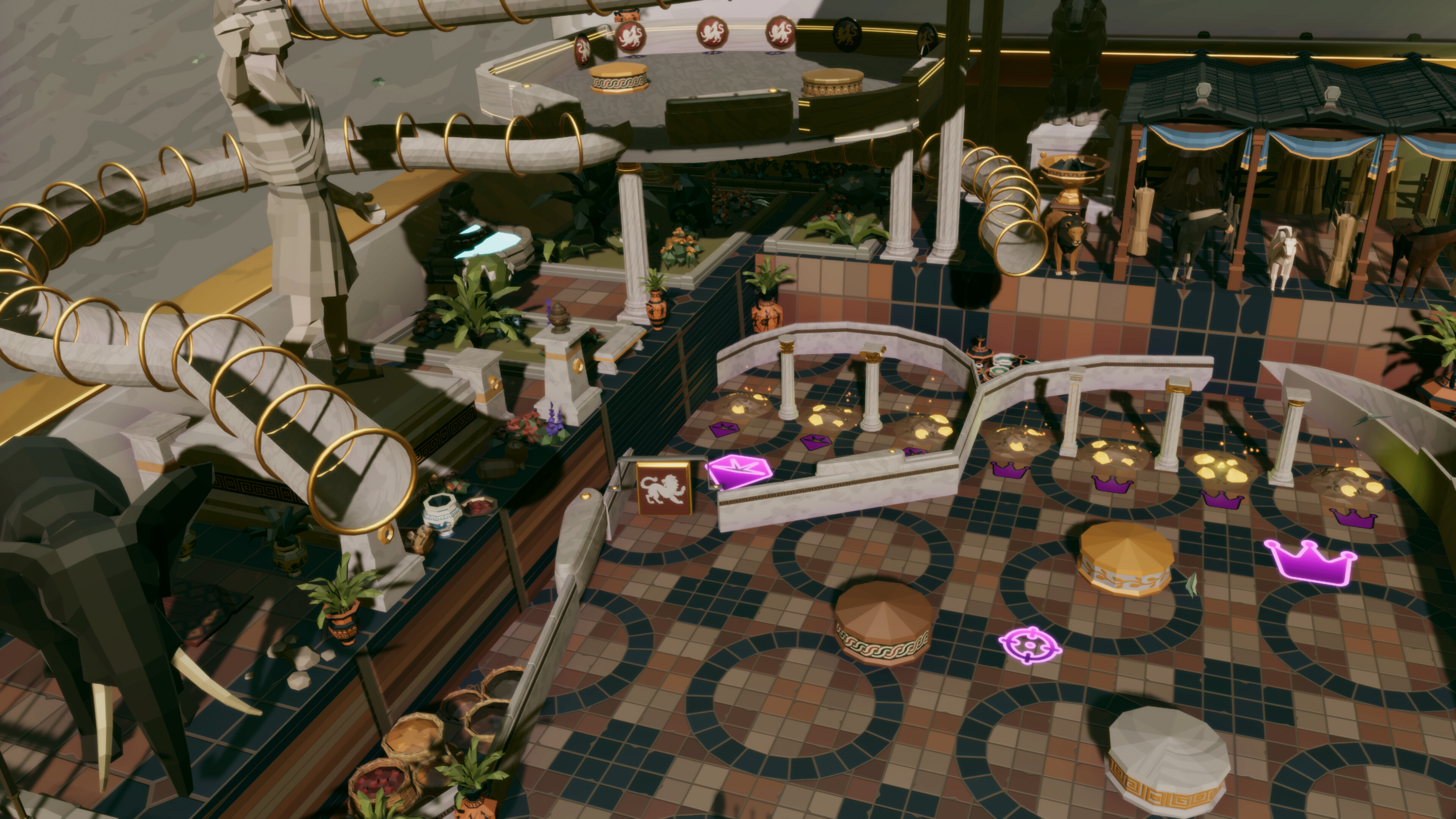 Roxy Raccoon's Pinball Panic - Roman Renaissance screenshot 4