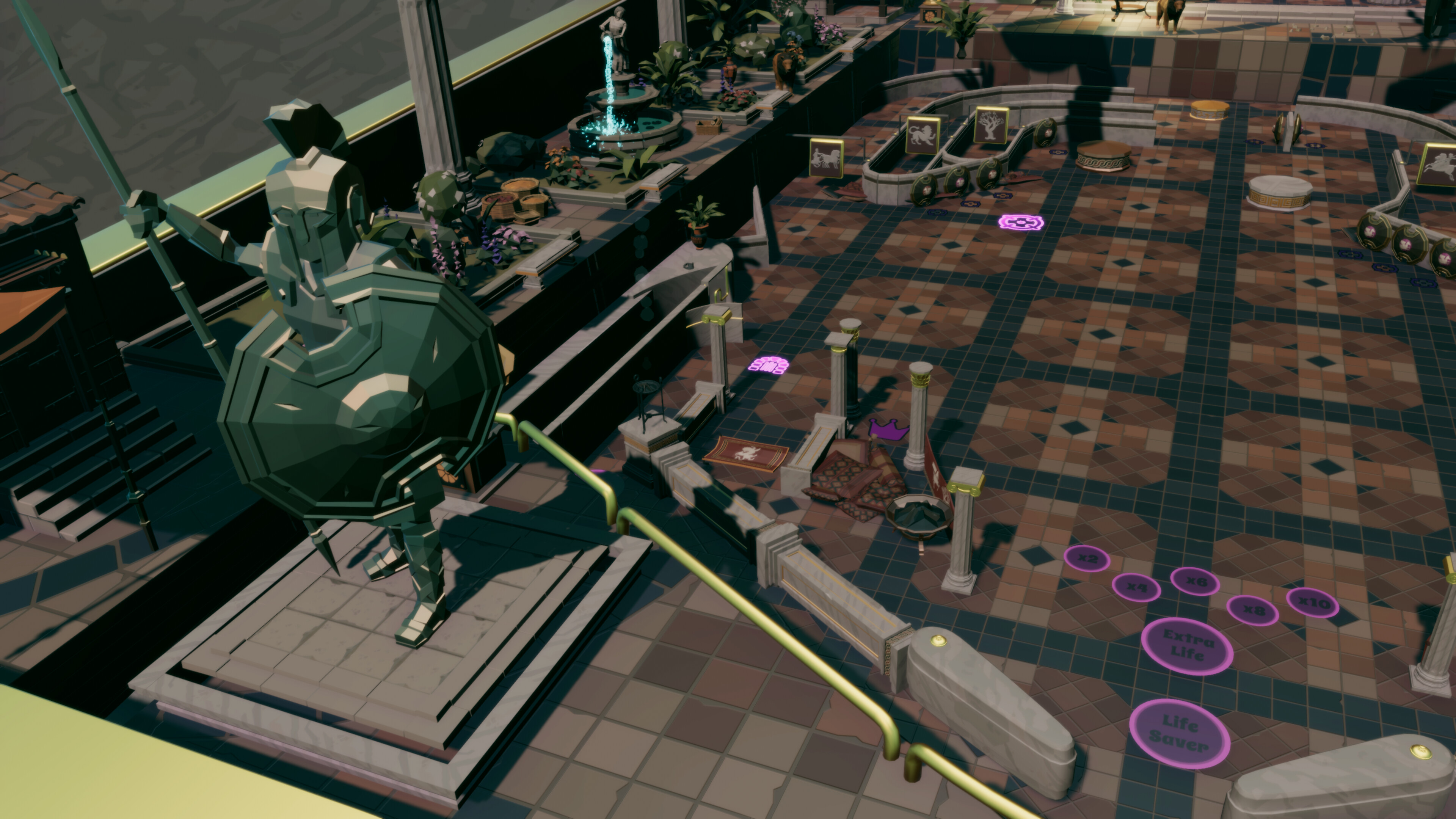 Roxy Raccoon's Pinball Panic - Roman Renaissance screenshot 10