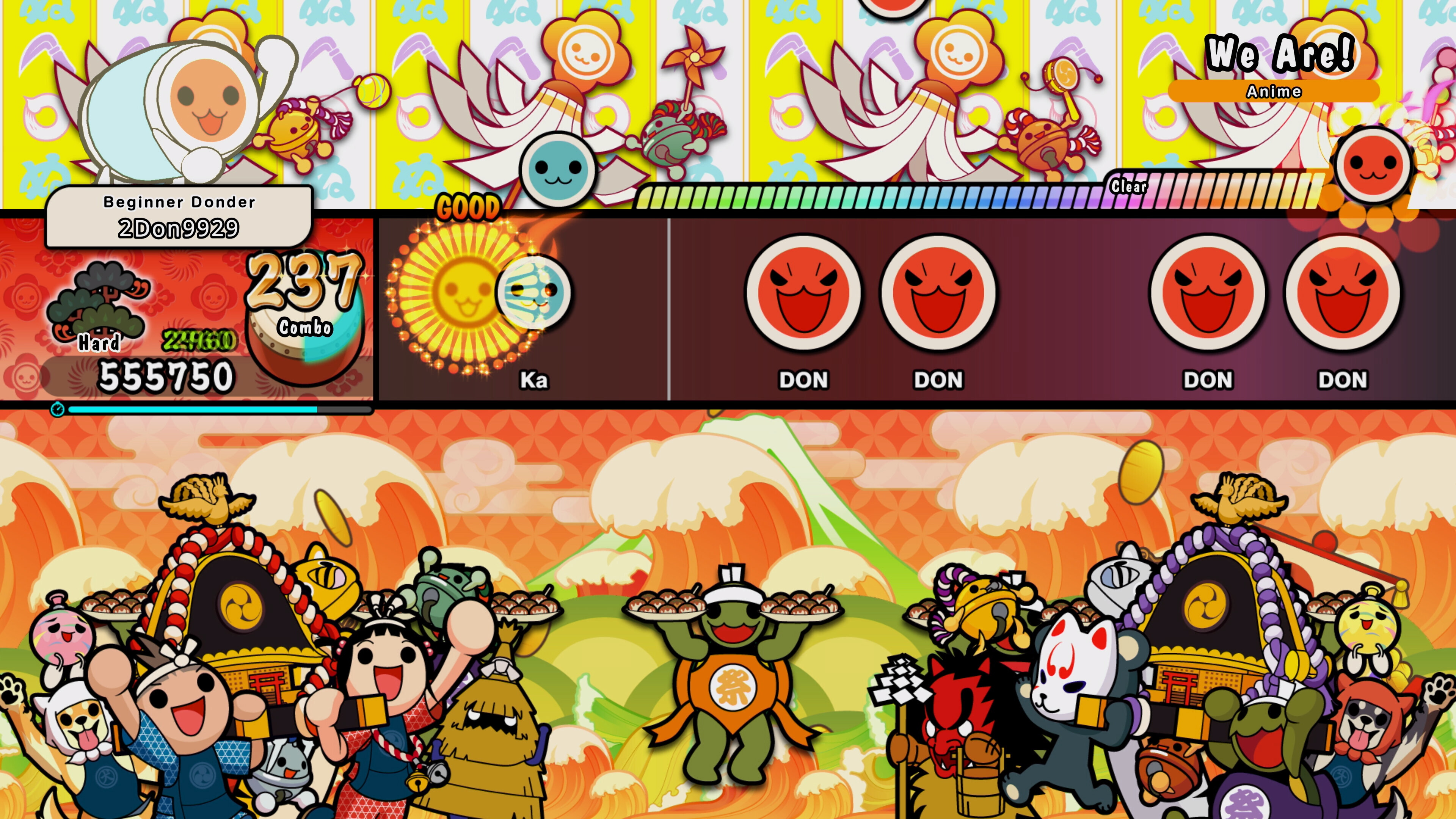 Taiko no Tatsujin: Rhythm Festival - ONE PIECE Anime Songs Pack screenshot 1