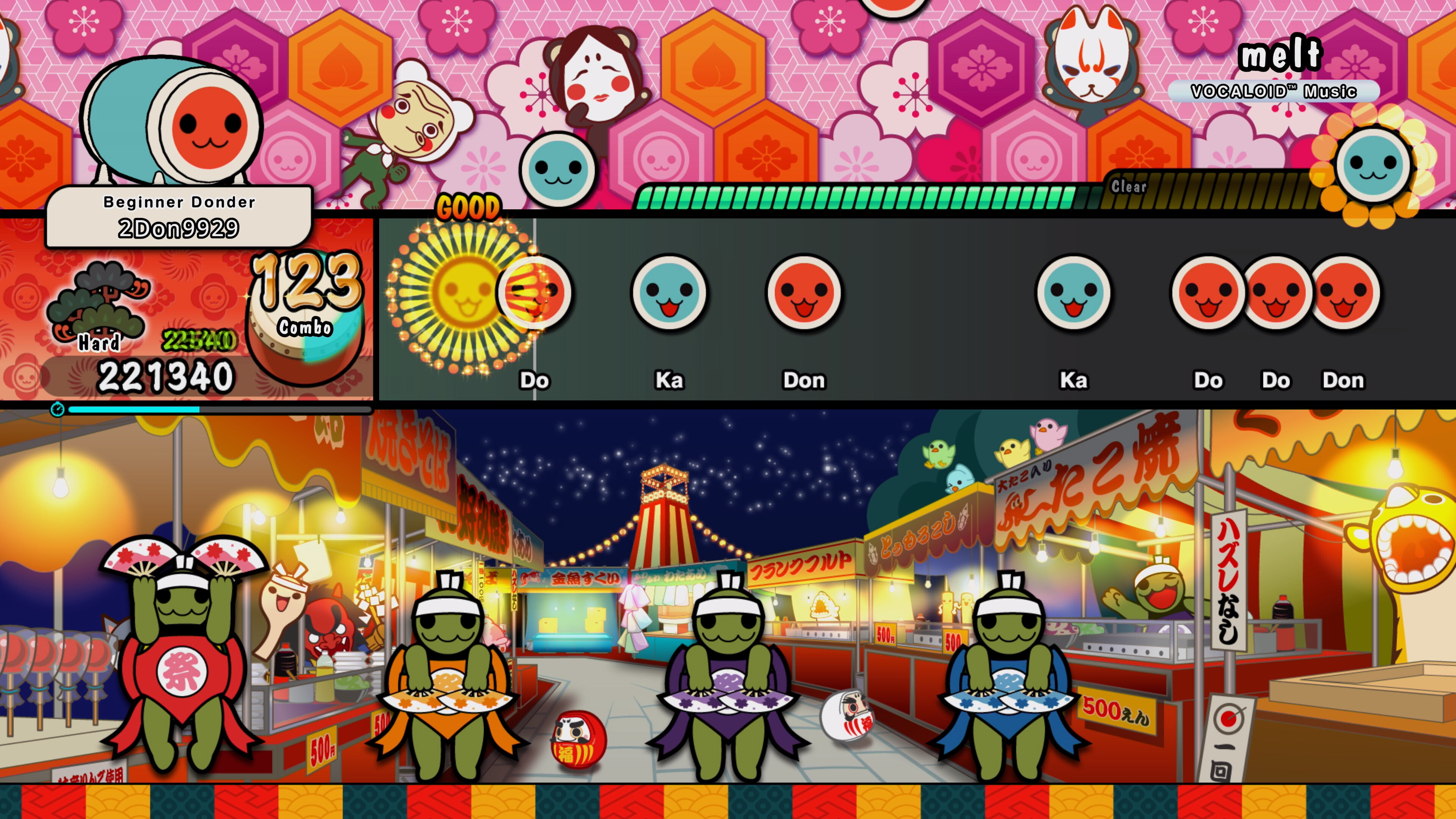 Taiko no Tatsujin: Rhythm Festival - HATSUNE MIKU Pack Vol. 3 screenshot 1