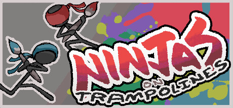 Ninjas on Trampolines — Steam header