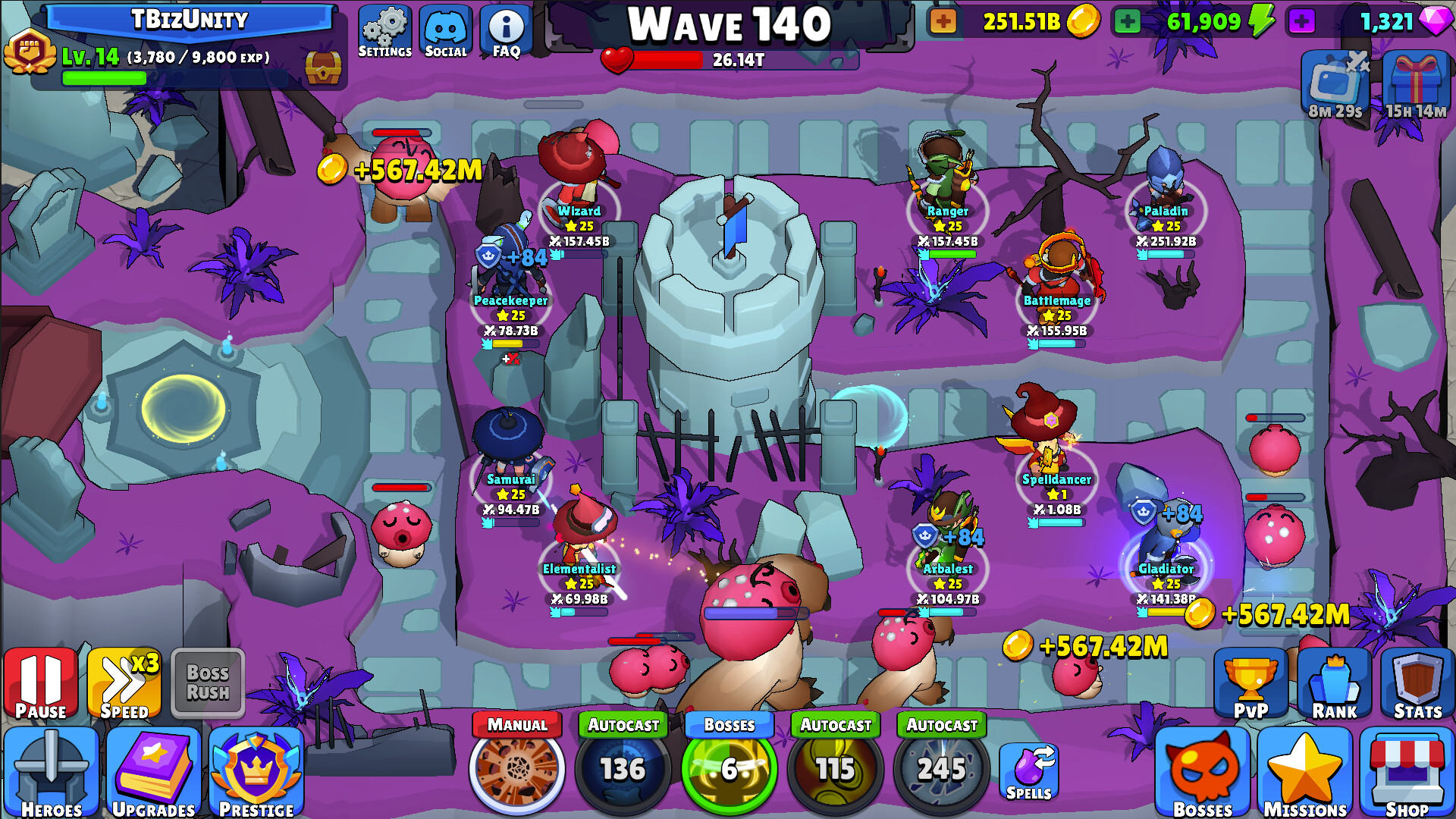 Idle Hero TD screenshot 4