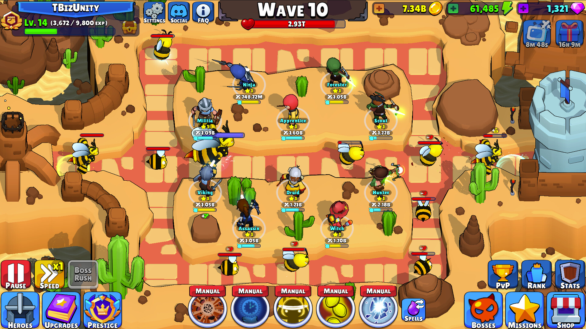 Idle Hero TD screenshot 3