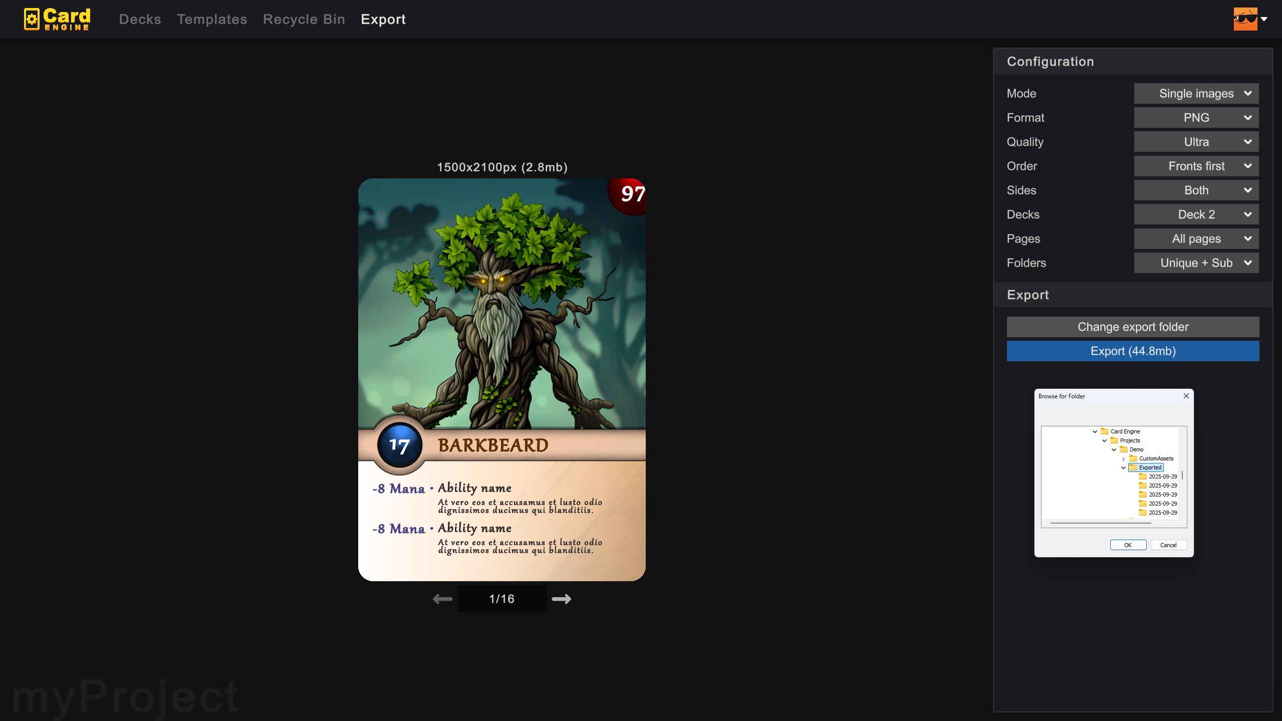 Card Engine screenshot 4