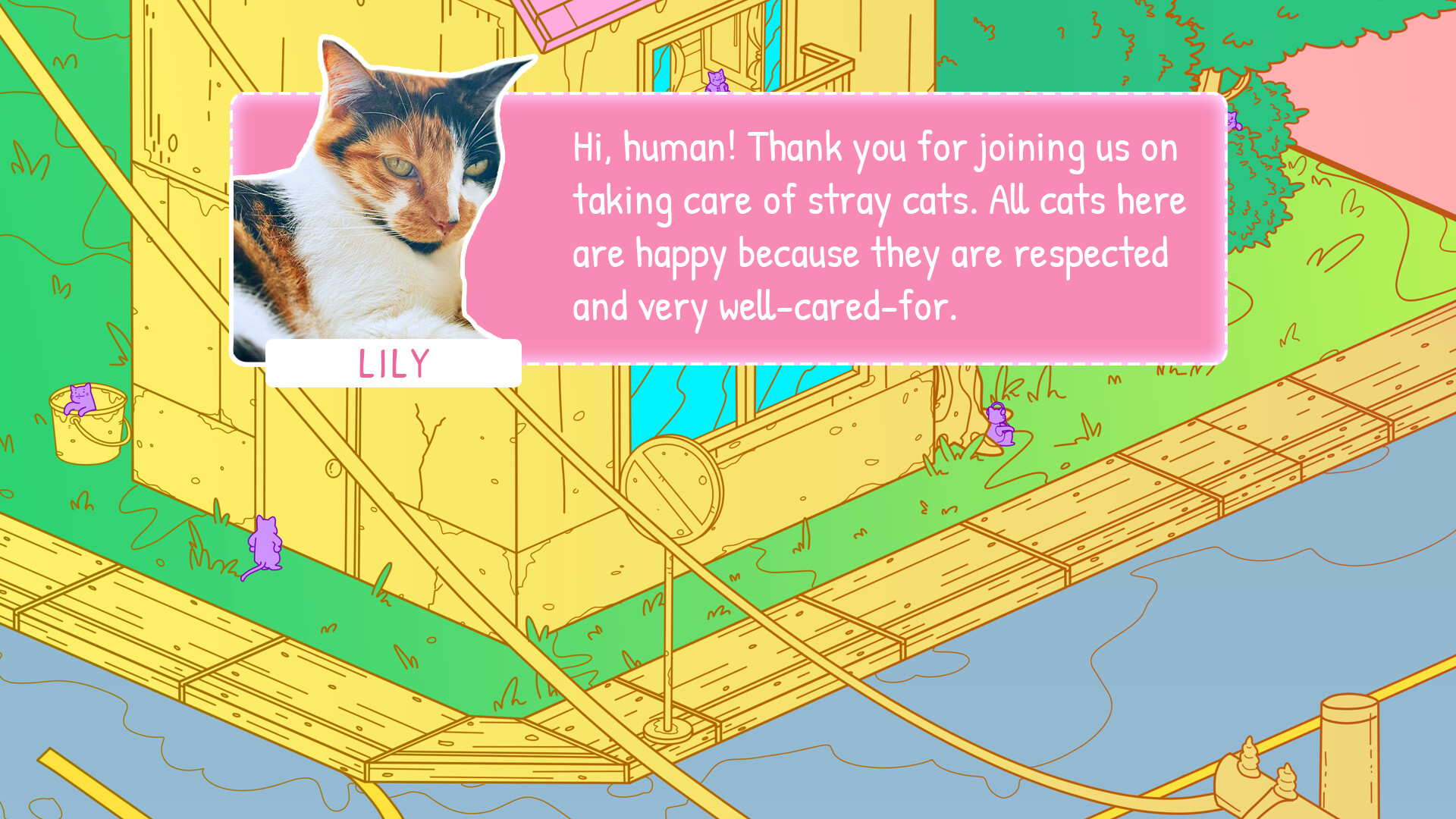 Stray Cats in Cozy Town screenshot 2