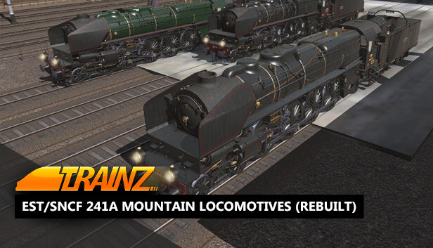 Trainz Plus DLC - Est/SNCF 241A Mountain Locomotives (rebuilt) on