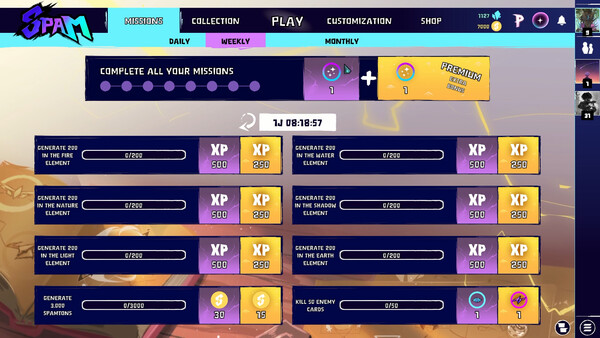 SPAM screenshot
