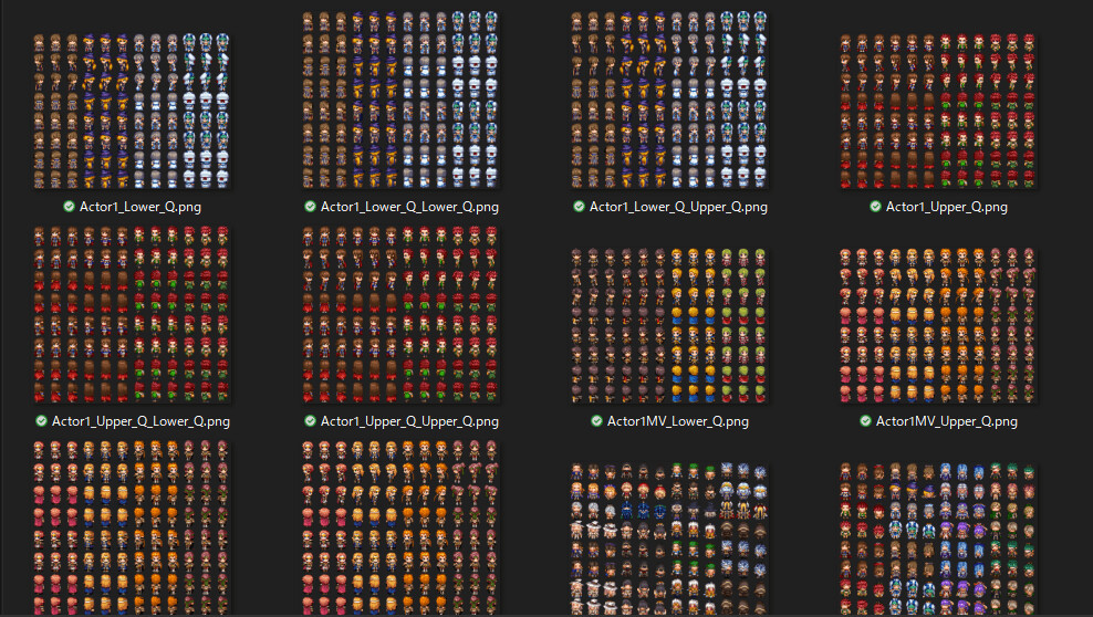 RPG Maker MZ - Diagonal Sprite Generator screenshot 3