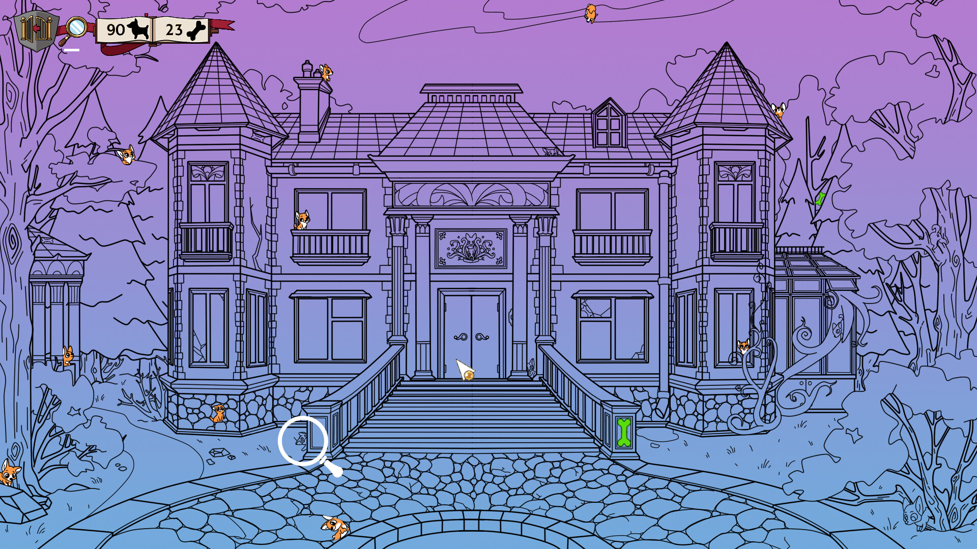 Hidden Corgi Mansion screenshot 1