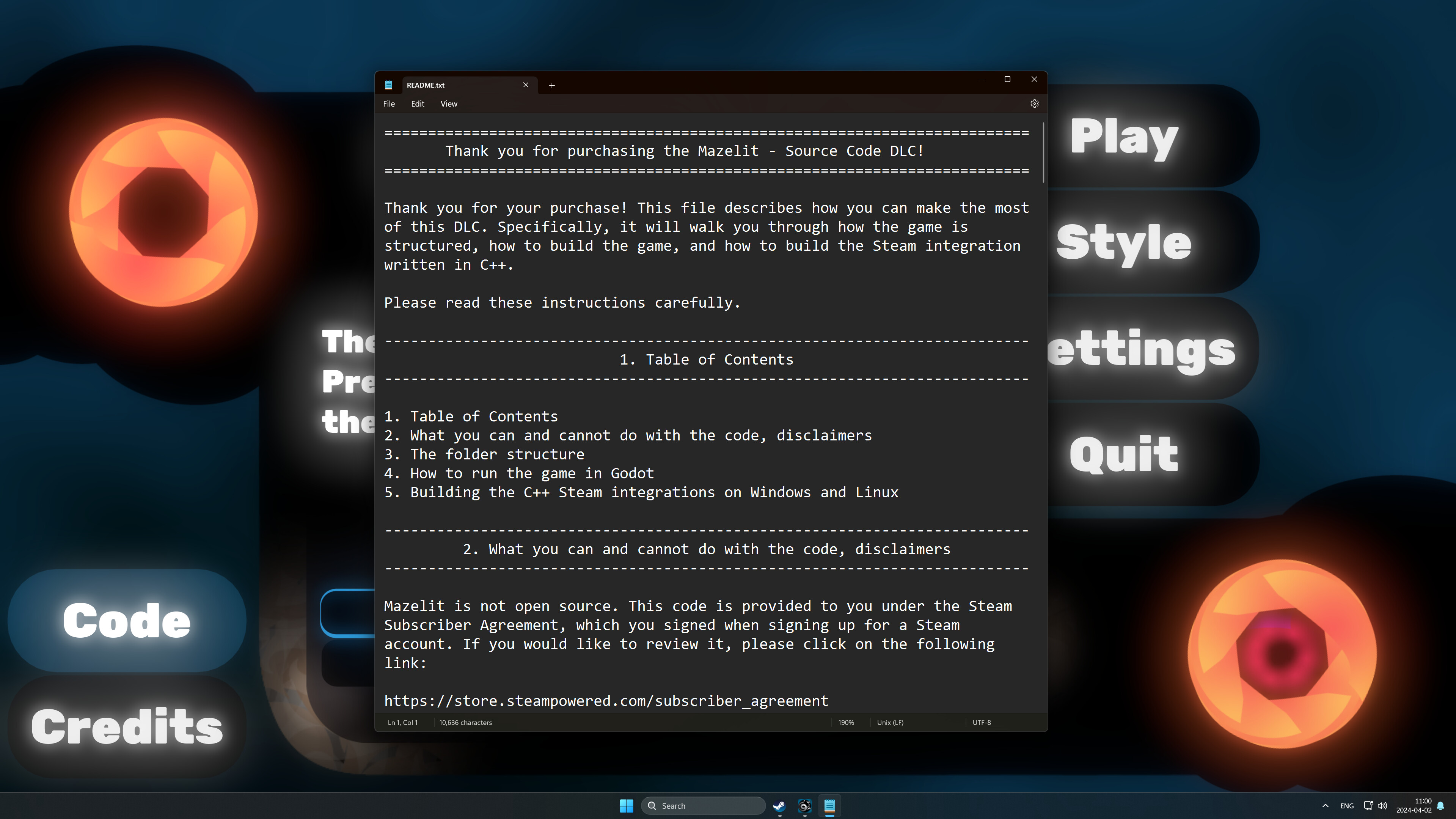 Mazelit - Source Code screenshot 3