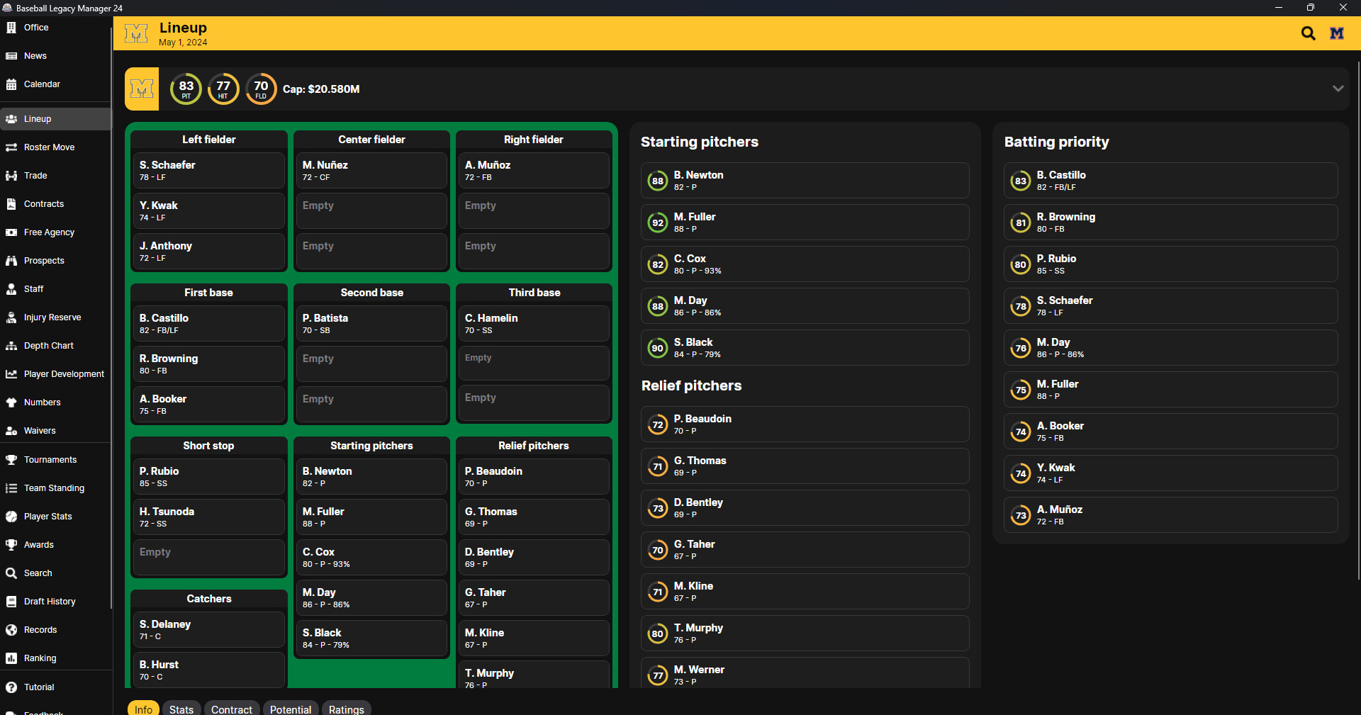 Baseball Legacy Manager 24 screenshot 2