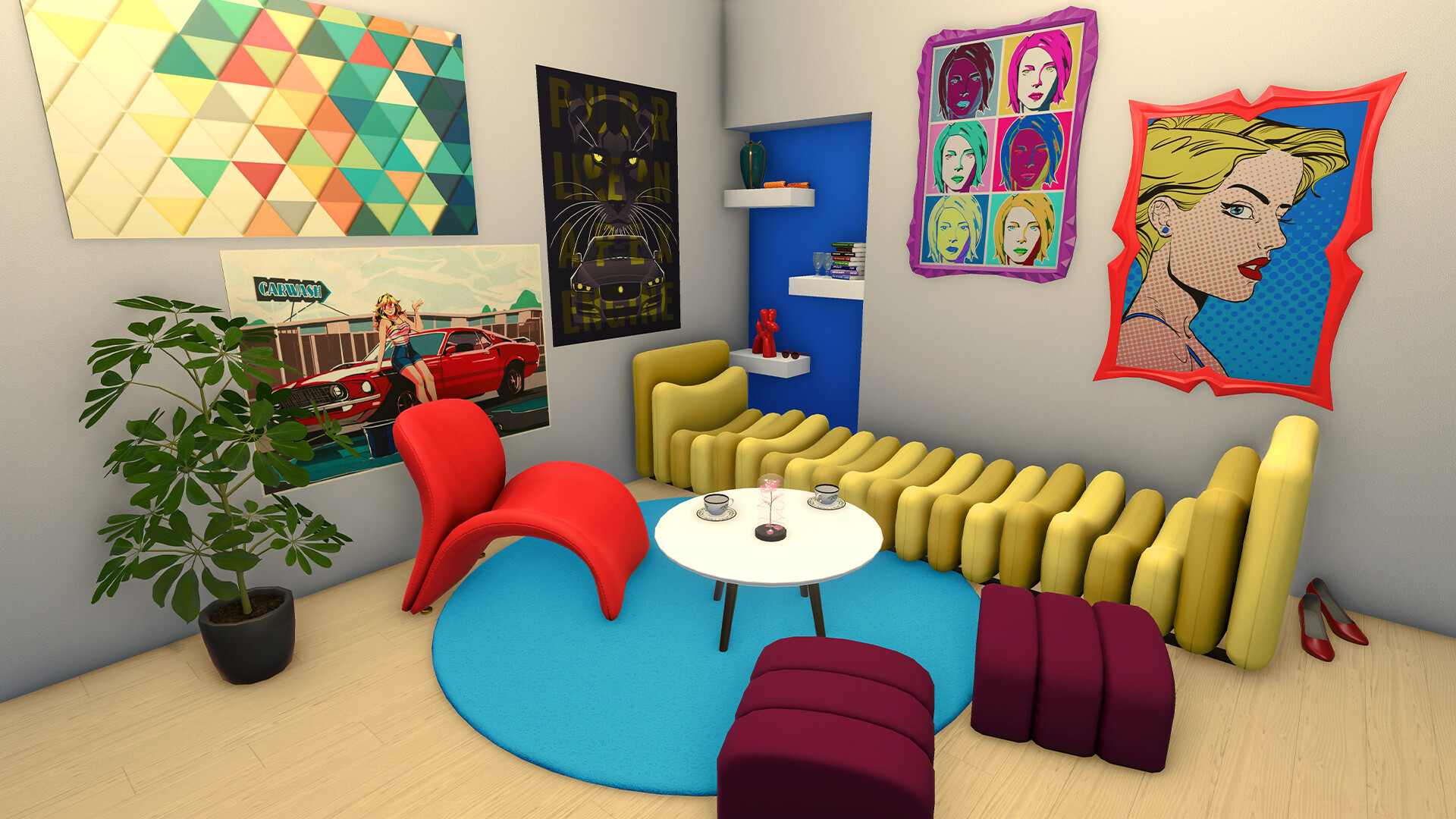 House Flipper - Pop Art Furniture Pack screenshot 4