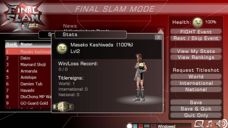 Final Slam 2 screenshot 3