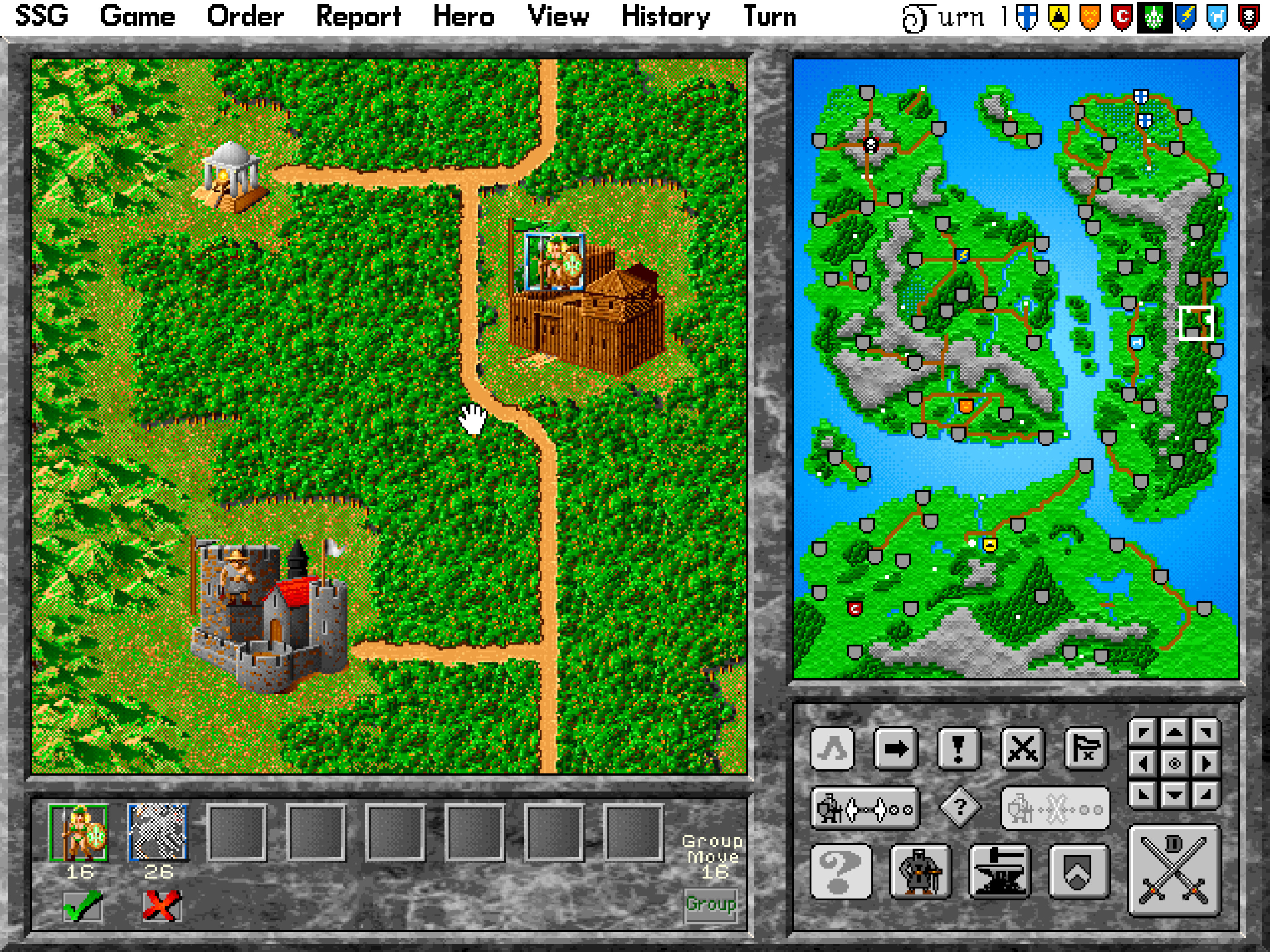 Warlords I + II screenshot 3