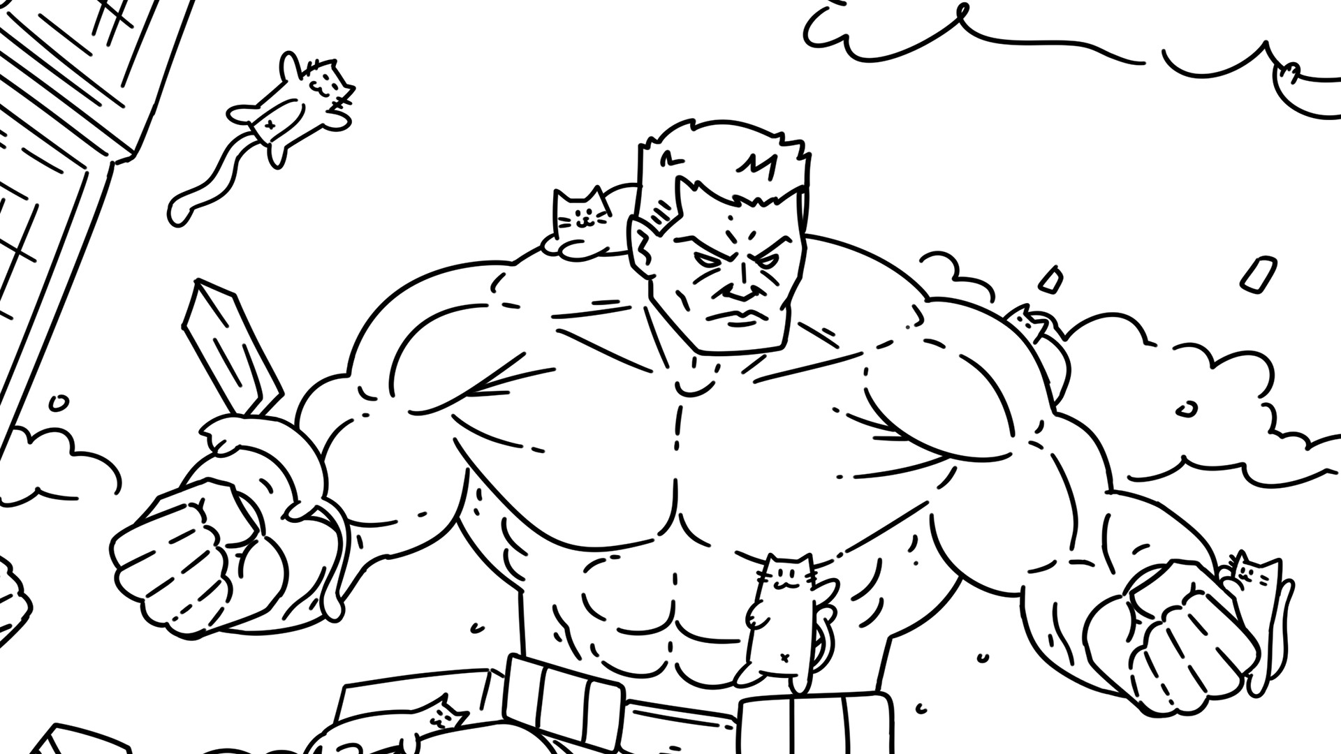 Hidden Superhero Cats screenshot 1