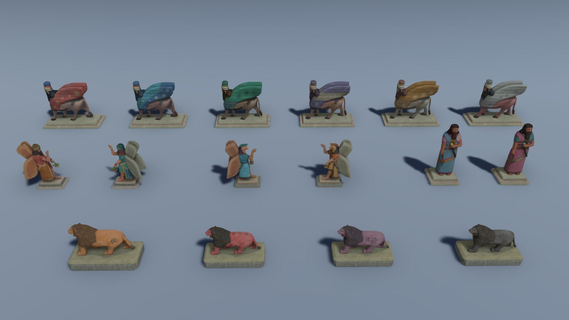 Sumerians - Assyrian Statues screenshot 1