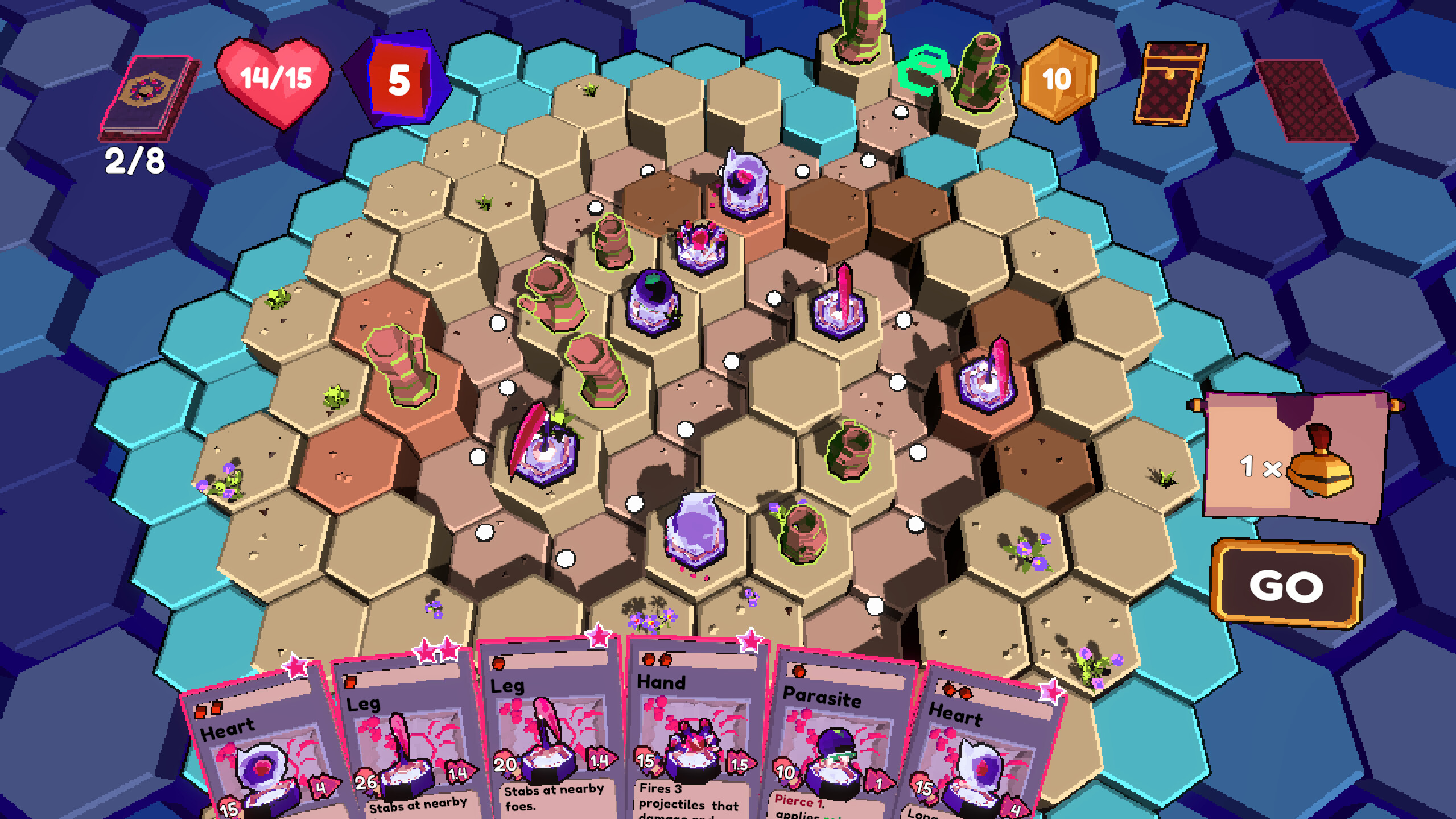HexDeck TD screenshot 2