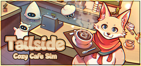 Tailside: Cozy Cafe Sim — Steam header