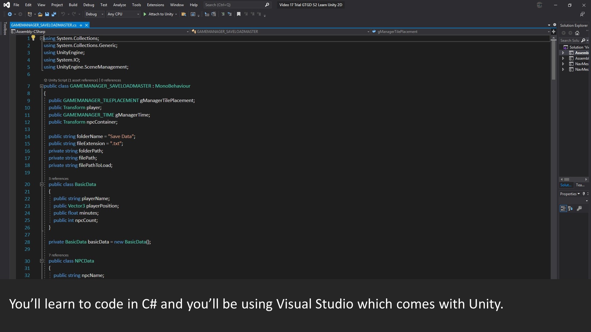GTGD S2 Learn Unity 2D screenshot 7