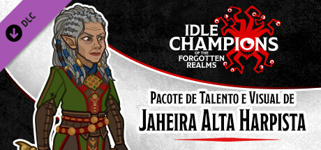 Pacote de Talento e Visual de Jaheira Alta Harpista