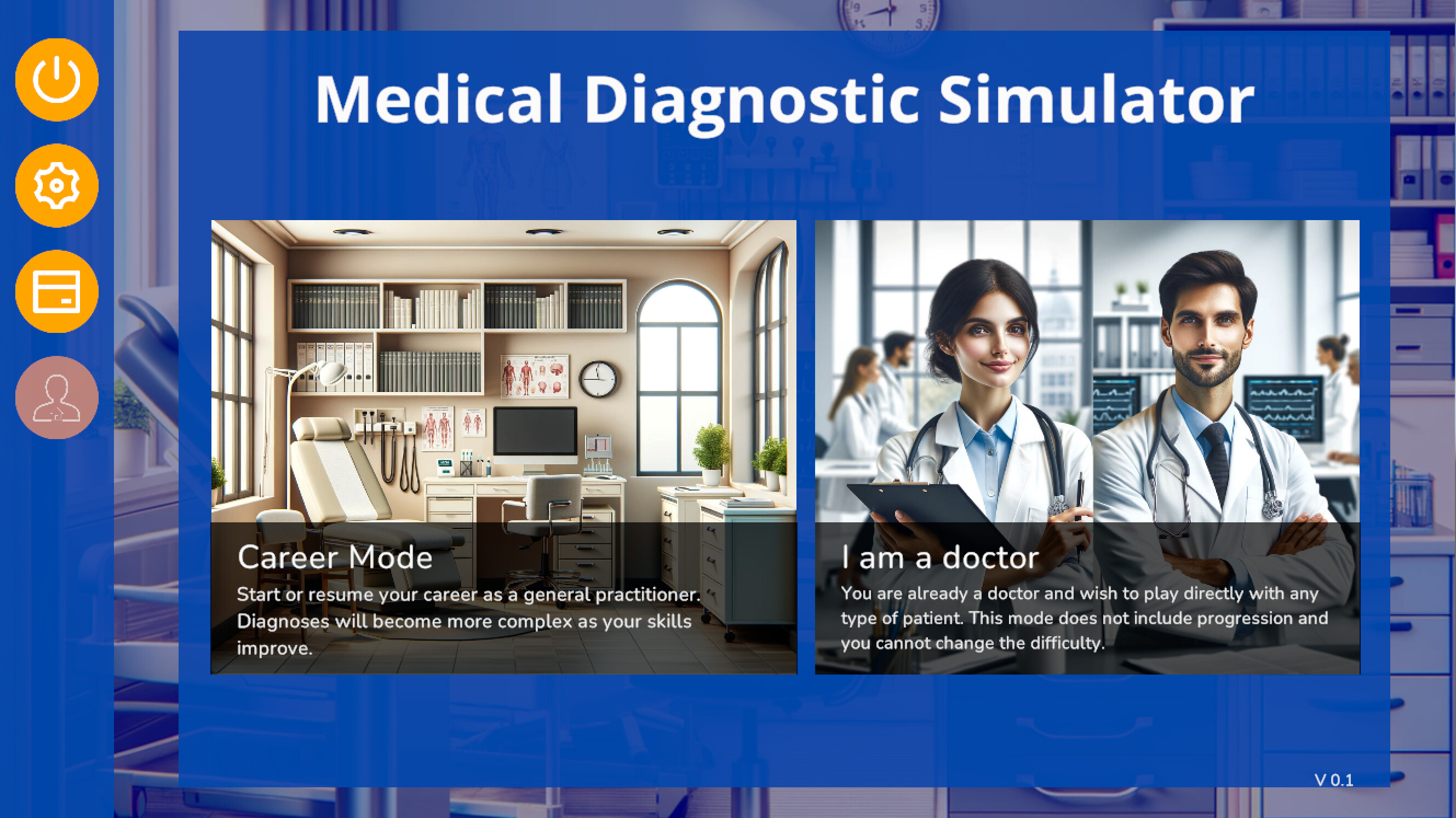 Medical Diagnostic Simulator screenshot 1
