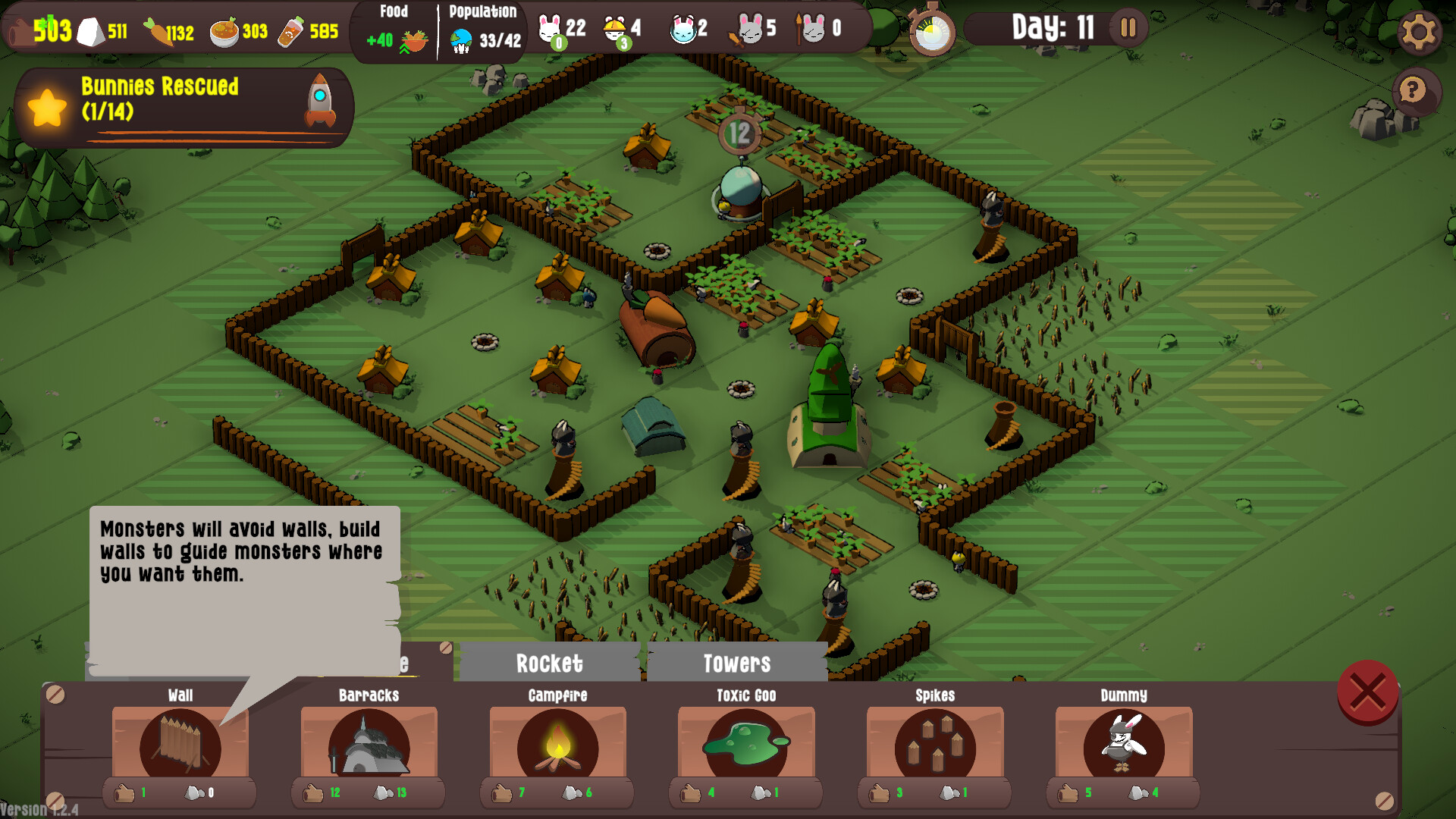 Bunny Bunker screenshot 1