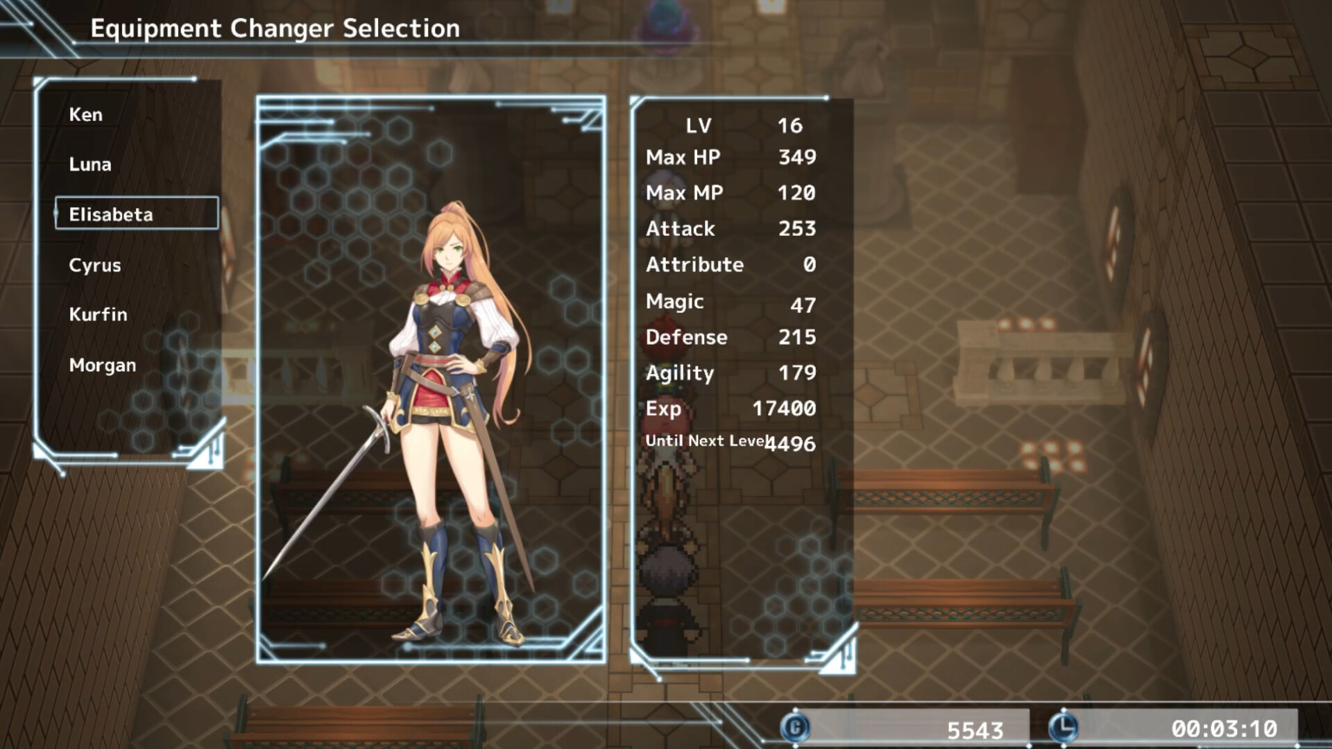 RPG Developer Bakin Layout Data Sci-Fi screenshot 2