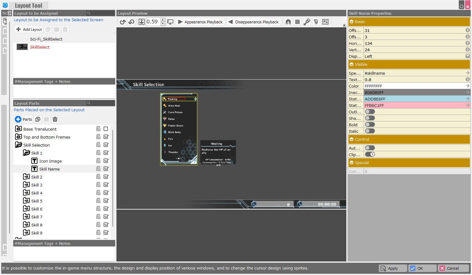 RPG Developer Bakin Layout Data Sci-Fi screenshot 18