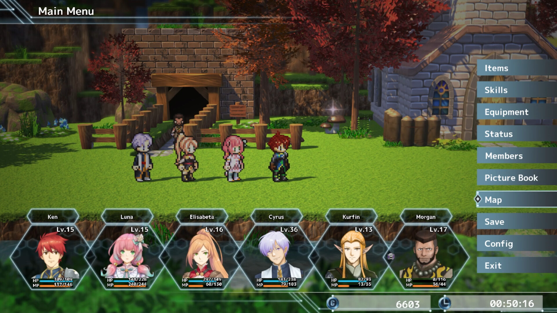 RPG Developer Bakin Layout Data Sci-Fi screenshot 10