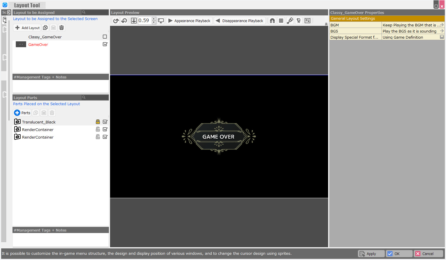 RPG Developer Bakin Layout Data Classy screenshot 13