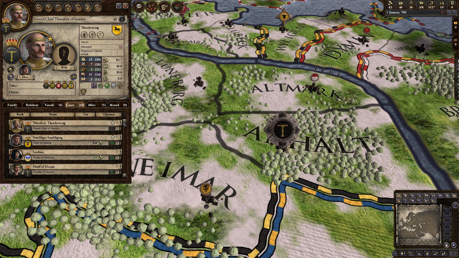Crusader Kings II: Dynasty Shields Charlemagne screenshot 7