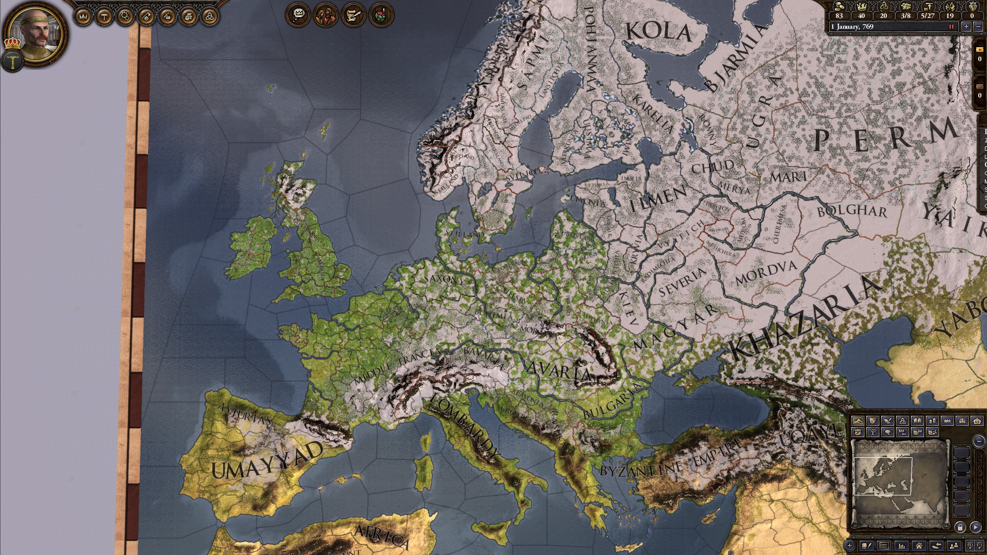 Crusader Kings II: Dynasty Shields Charlemagne screenshot 5