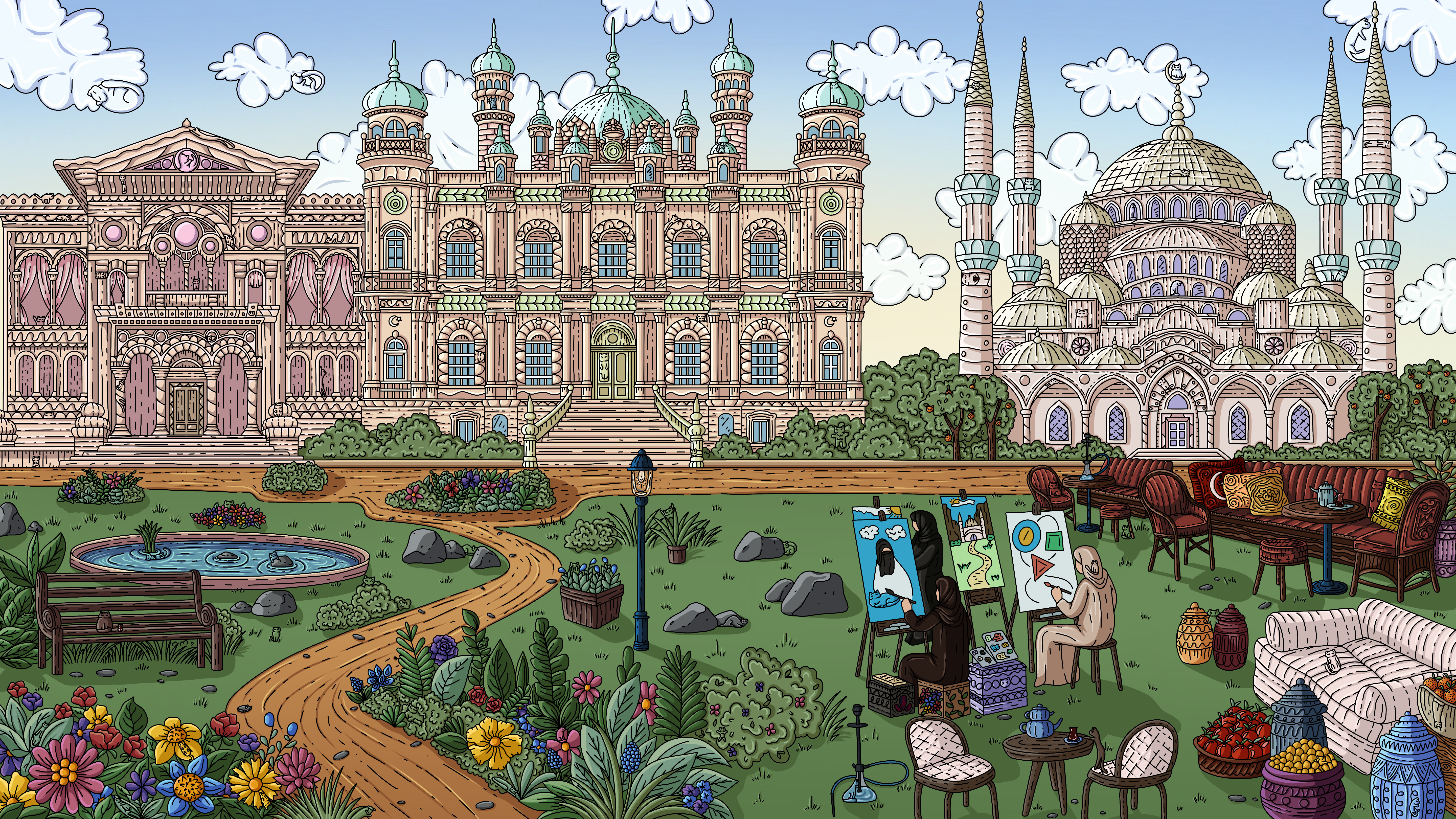 100 Istanbul Cats - Artbook screenshot 1